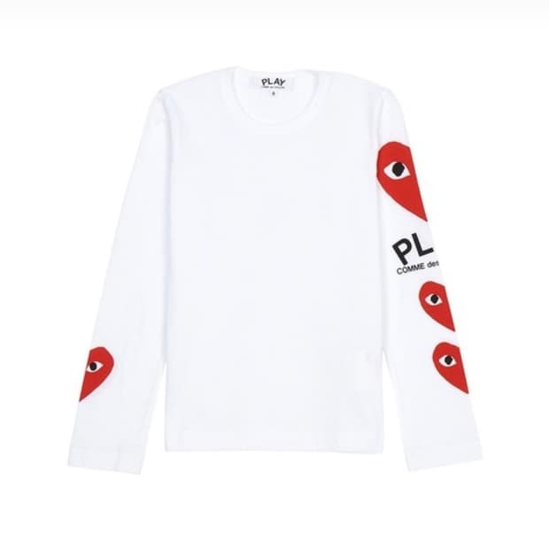 꼼데가르송 COMME DES GARCONS 유니섹스 긴팔 티셔츠 롱 T