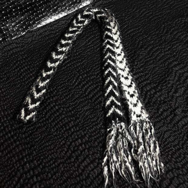 헤링본 니트 머플러