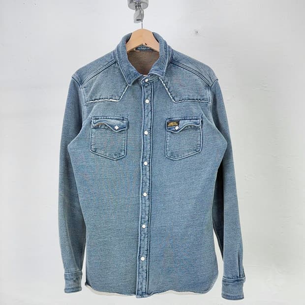 폴로 랄프로렌 나바호 잼스톤 데님 웨스턴 셔츠