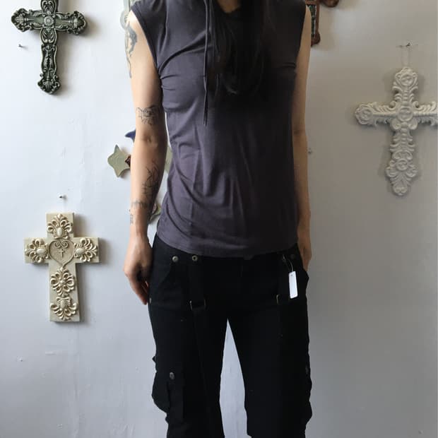Hood sleeveless