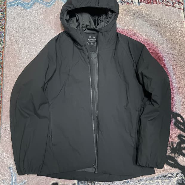 [M] Uniqlo C 퍼프테크파카 블랙