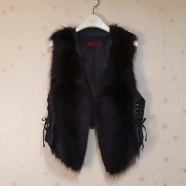 konaco 여성66 양가죽조끼 구제렐라wc327