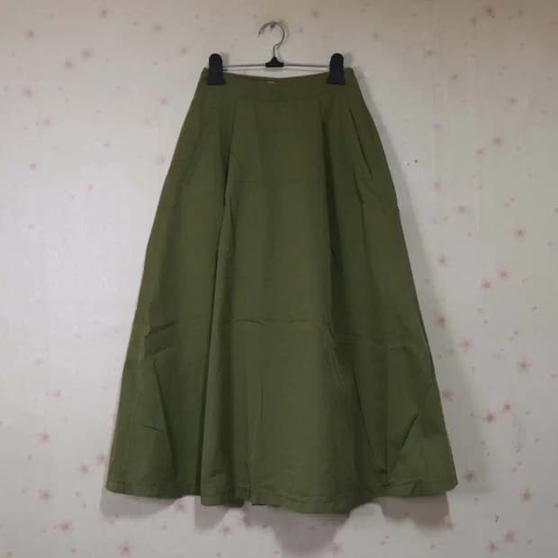 듀엘 여성55 롱치마 스커트 구제렐라so228