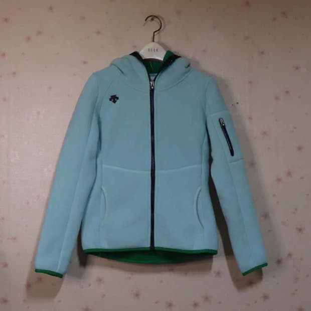 데상트 여성85 후리스점퍼 구제렐라wc516