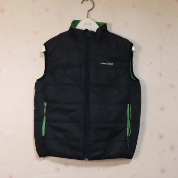 몽벨키즈 아동150cm 경량패딩조끼 구제렐라wc513