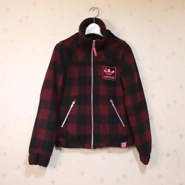 아디다스 여성90 후리스점퍼 구제렐라wc548