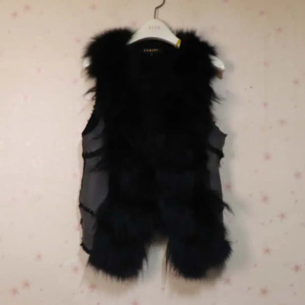 에고이스트 여성55 여우털조끼 구제렐라wc567