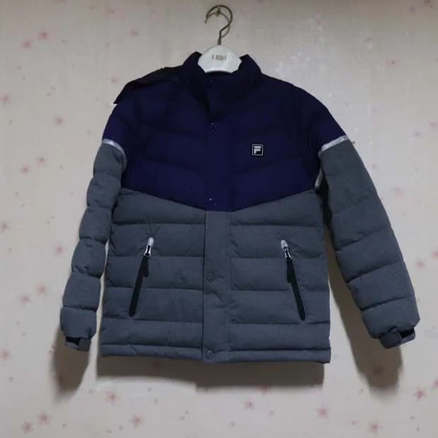 휠라 아동130cm 패딩점퍼 구제렐라wc603