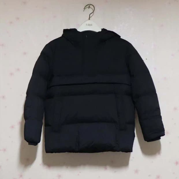 아이더 아동130cm 패딩후드티 구제렐라wc619