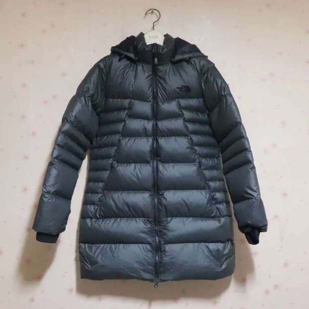 노스페이스 여성95~100 패딩점퍼 구제렐라wc646