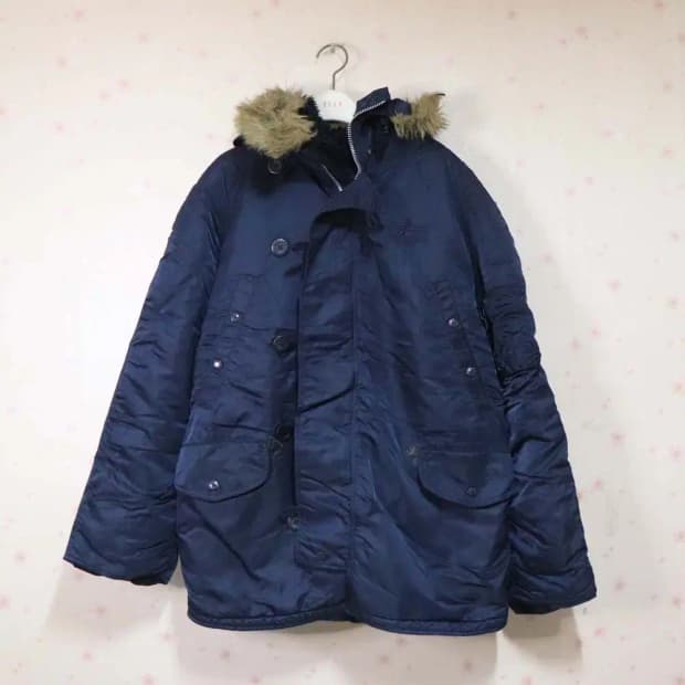 알파인더스트리 남성95~100 패딩점퍼 구제렐라wc722