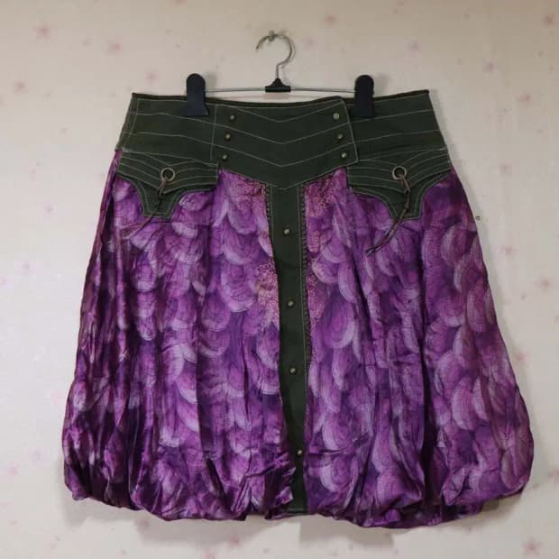 오일릴리 여성28 실크치마 구제렐라so289