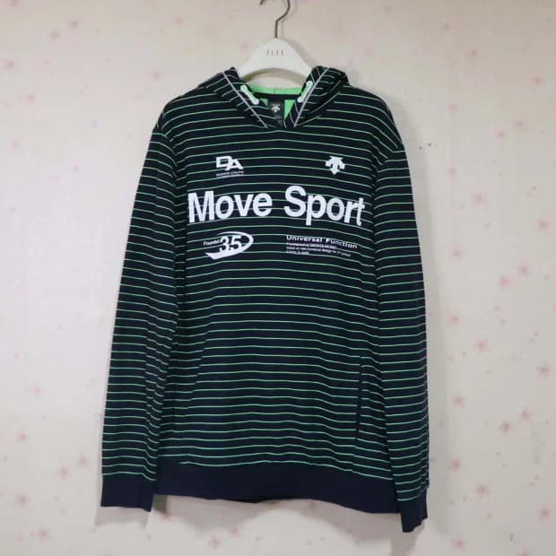 데상트 남성105 춘추후드티 구제렐라so332