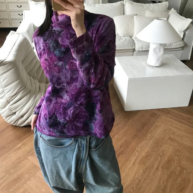 vintage pattern top