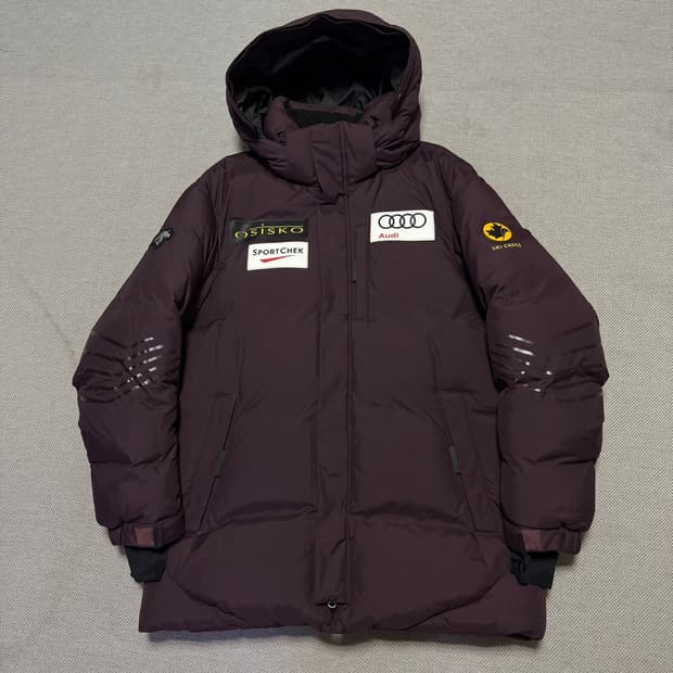 데상트 아우디 캐나다팀 사파리 다운 패딩 자켓