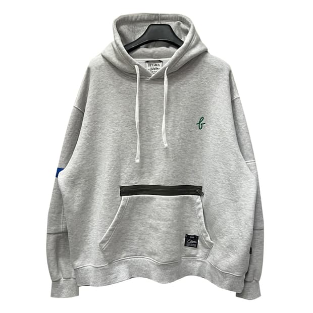 스티그마 22 지퍼 오버사이즈 헤비 후드티 XL