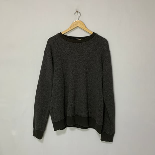 빔즈 Beams 일본 빈티지 긴팔 니트 맨투맨 차콜 L