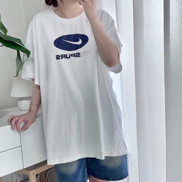[정품] 나이키 화이트 THSPURS 반팔티 [ XXL ]