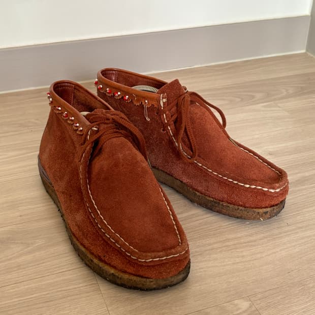 비즈빔(visvim) 스웨이드 미드컷 부츠 / 러스트 컬러 / 감성 빈티