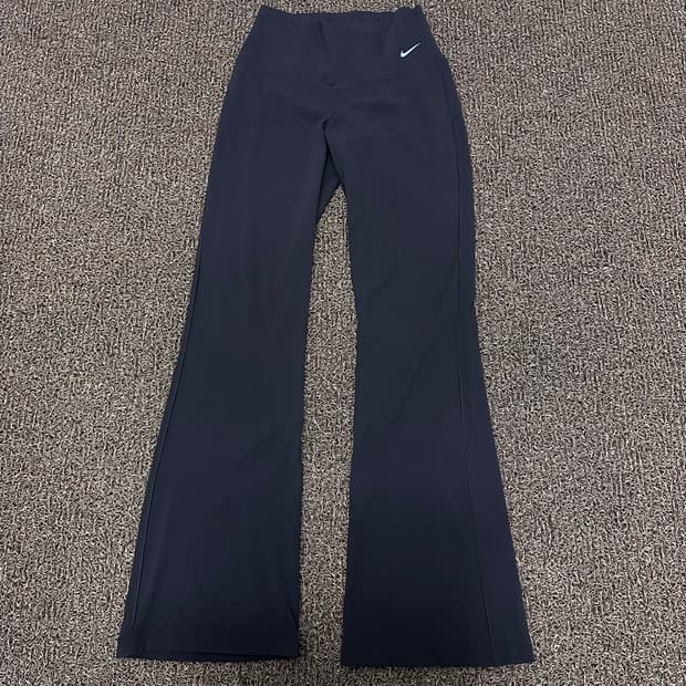 NIKE 나이키 여성 기능성 와이드 레깅스 운동복 바지 블랙 L
