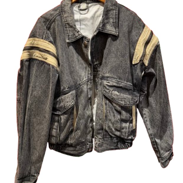Vintage 데님 워크 자켓 