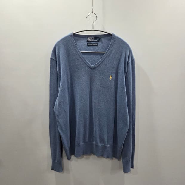 폴로랄프로렌 캐시미어 블랜드 브이넥 니트 L 