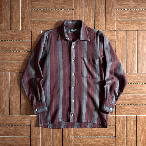 Chatelet striped pocket wool shirts