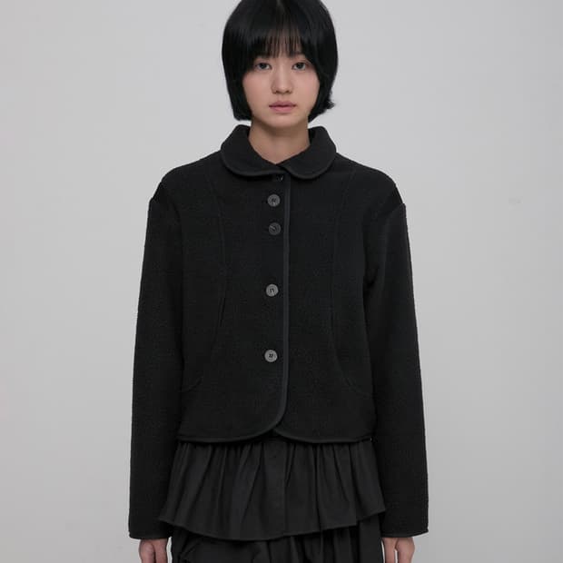 (새상품) 플레어업 flareup 숏 자켓 jaket black