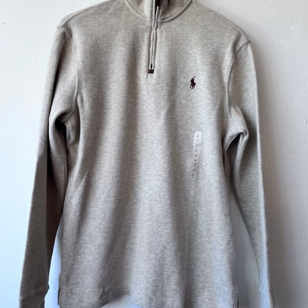 새제품)폴로랄프로렌 남성 반집업반넥티셔츠
