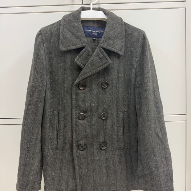 Comme Des Garcons Homme 꼼데가르송 옴므 피코트 S사이