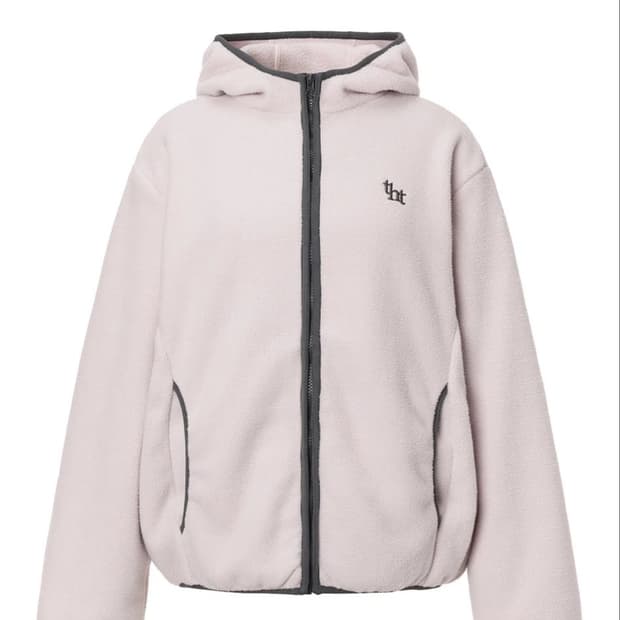 쓰리타임즈 쿠키 플리스 후리스 핑크 새상품