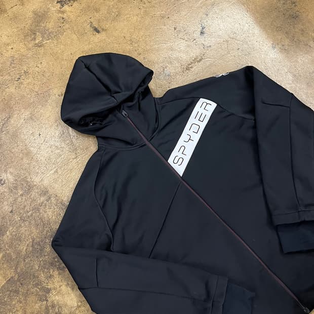 [정품/L] 스파이더 후드 집업 블랙 b16