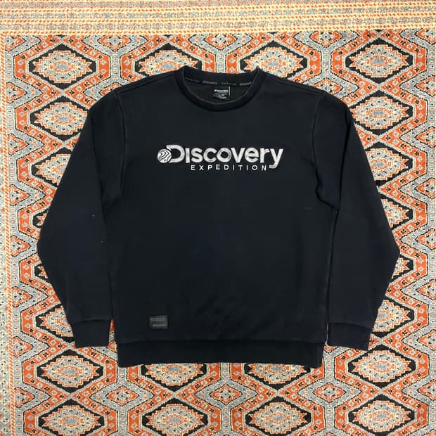 디스커버리 네이비 기모 맨투맨 남성95