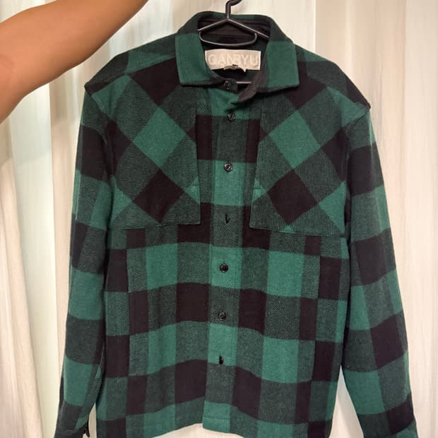 꼼데가르송 간류 플란넬 셔츠