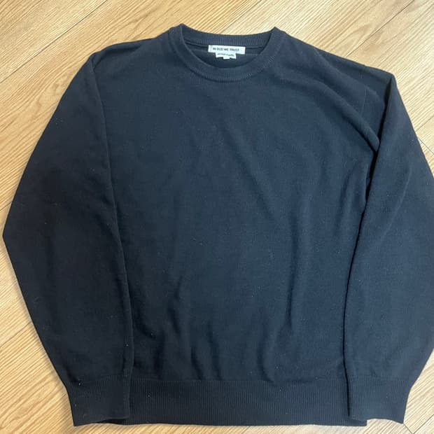 뤡코즈 캐시미어 니트 L 블랙