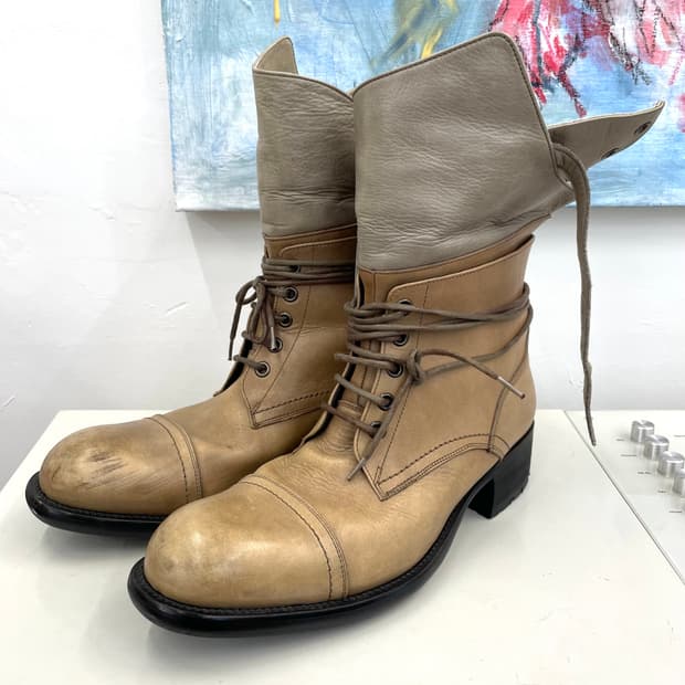 [250] 알프레도바니스타 레이어드 레더 부츠