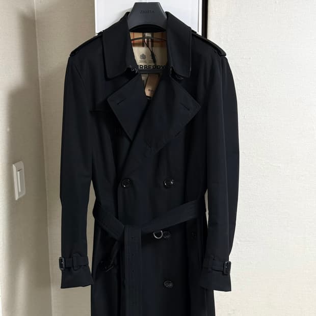 버버리 롱캔징턴 블랙 54서이즈