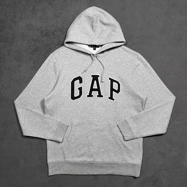 갭 빅로고 후드티