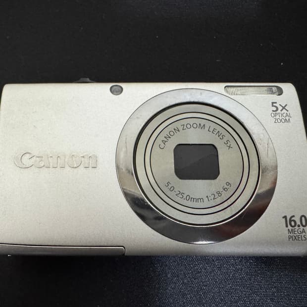 [풀박스] 캐논 파워샷 A2400 IS 실버디카