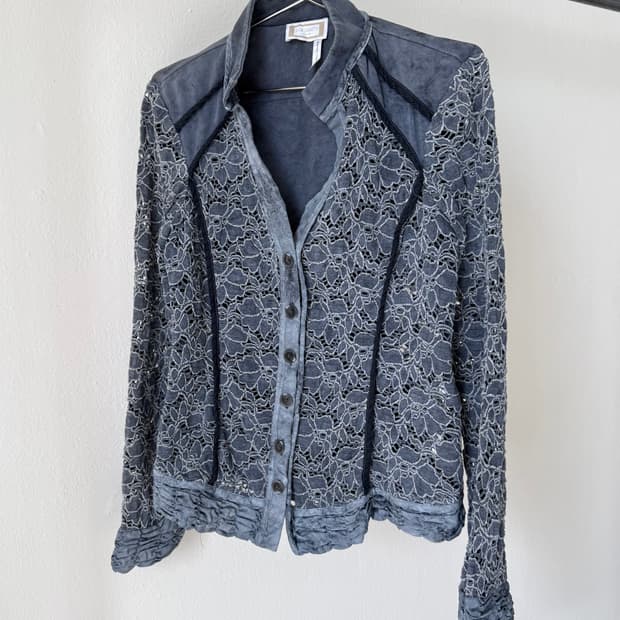 Elisa cavaletti 링클 블라우스자켓 