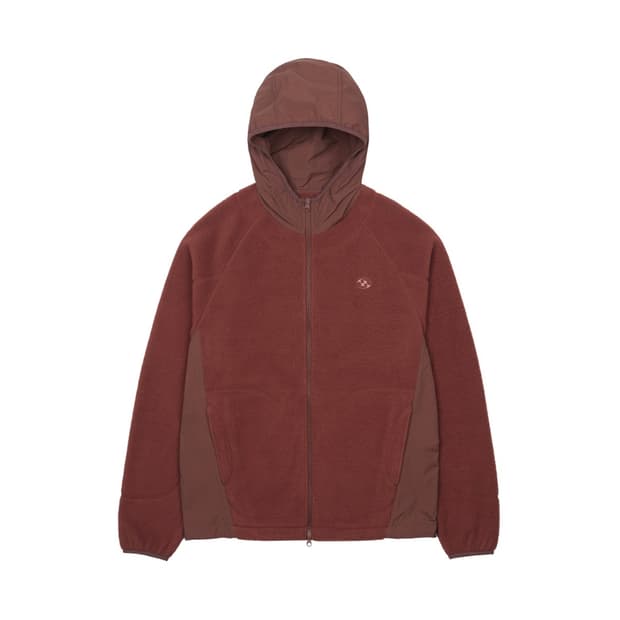 산산기어 플리스 재킷 브릭 레드 3사이즈 팝니다