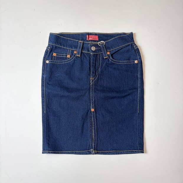 리바이스 Type1 앞트임 데님 스커트 PN9550