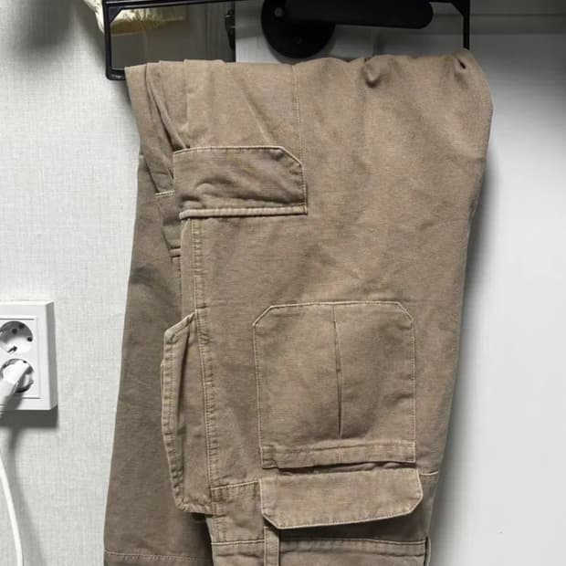 무료배송) 토니웩 가먼트 다잉 포켓 카고팬츠 28 size