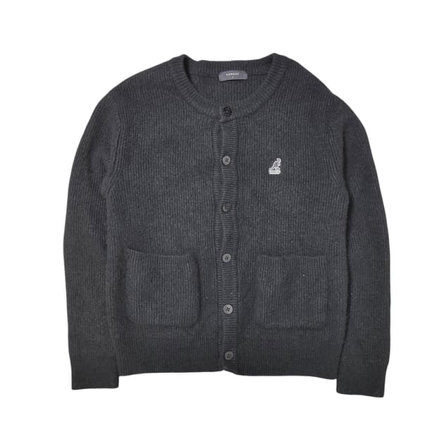 캉골 여성 니트 가디건 블랙