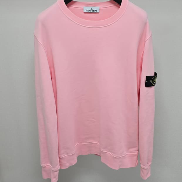 스톤아일랜드 핑크 맨투맨 xl사이즈 105 판매