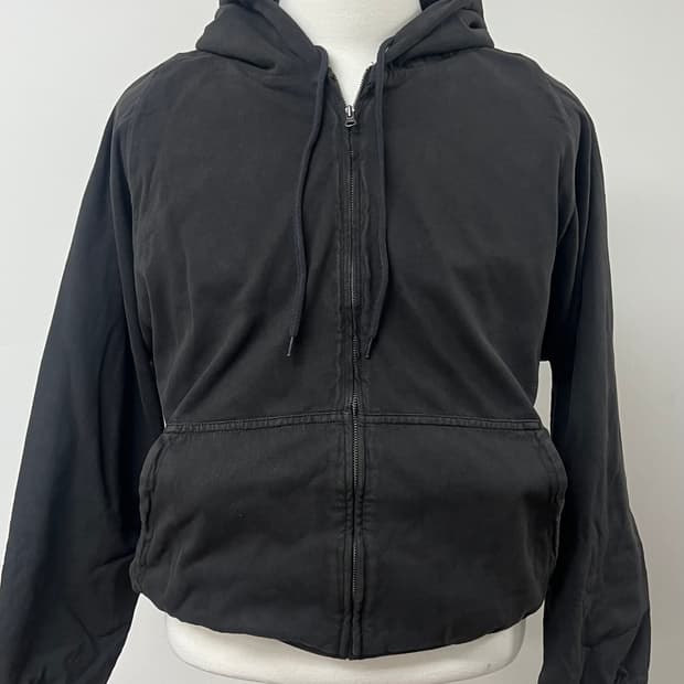 (새상품)이지갭 후드 집업 블랙S