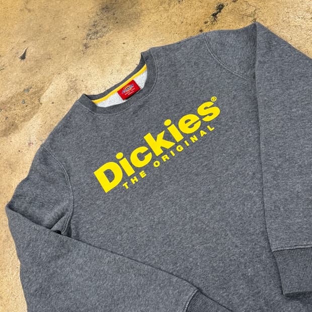 디키즈 그레이 옐로우 맨투맨