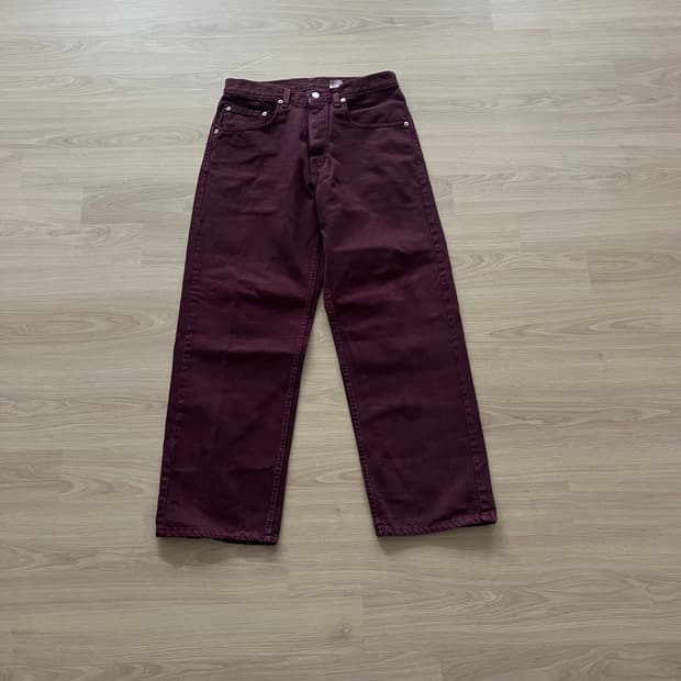 [32X30] 빈티지 usa 리바이스 569 버건디