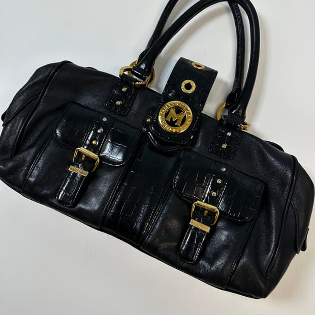 메트로시티 금장 버클 숄더백 