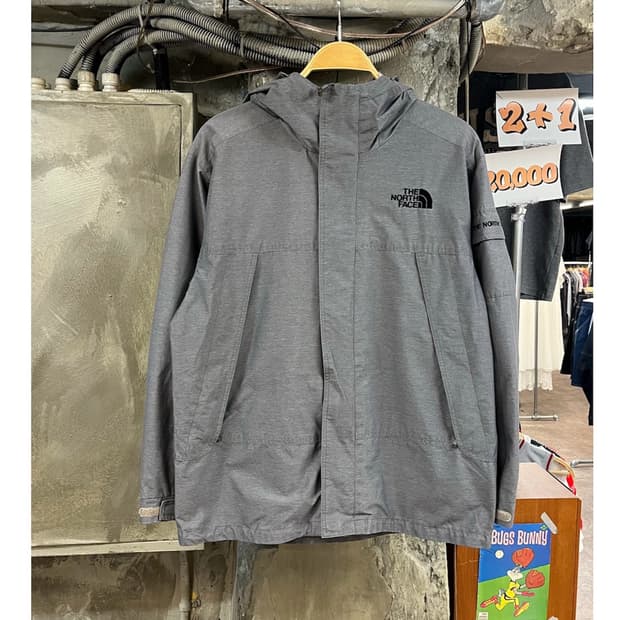 노스페이스 후드 바람막이 그레이 L 100 #csz4042